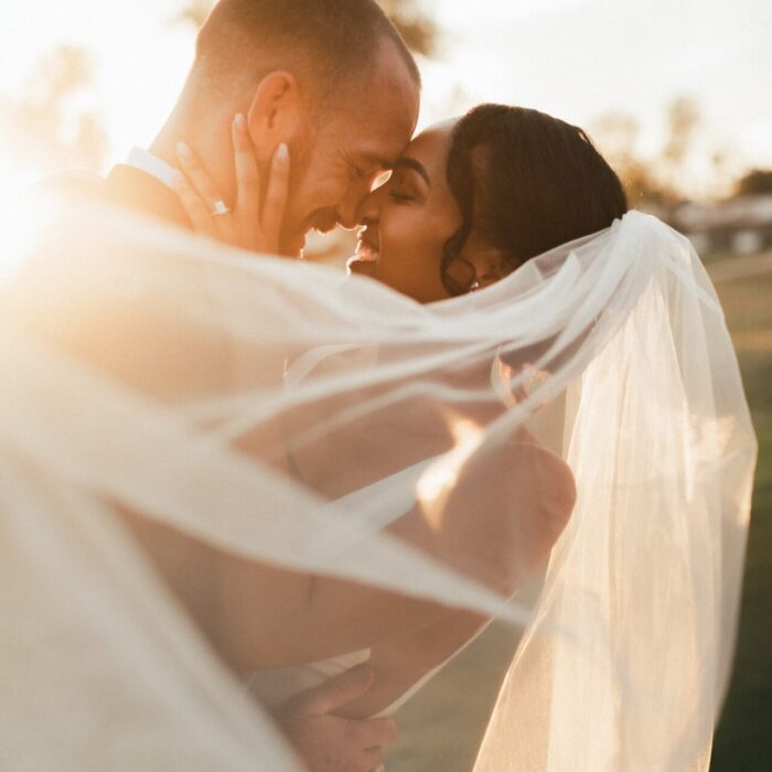 woman in white wedding dress